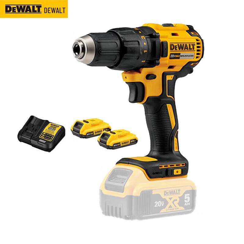 

DEWALT 20V Акумуляторний безщітковий дриль/шуруповерт Штепсель CN (адаптер в комплекті)