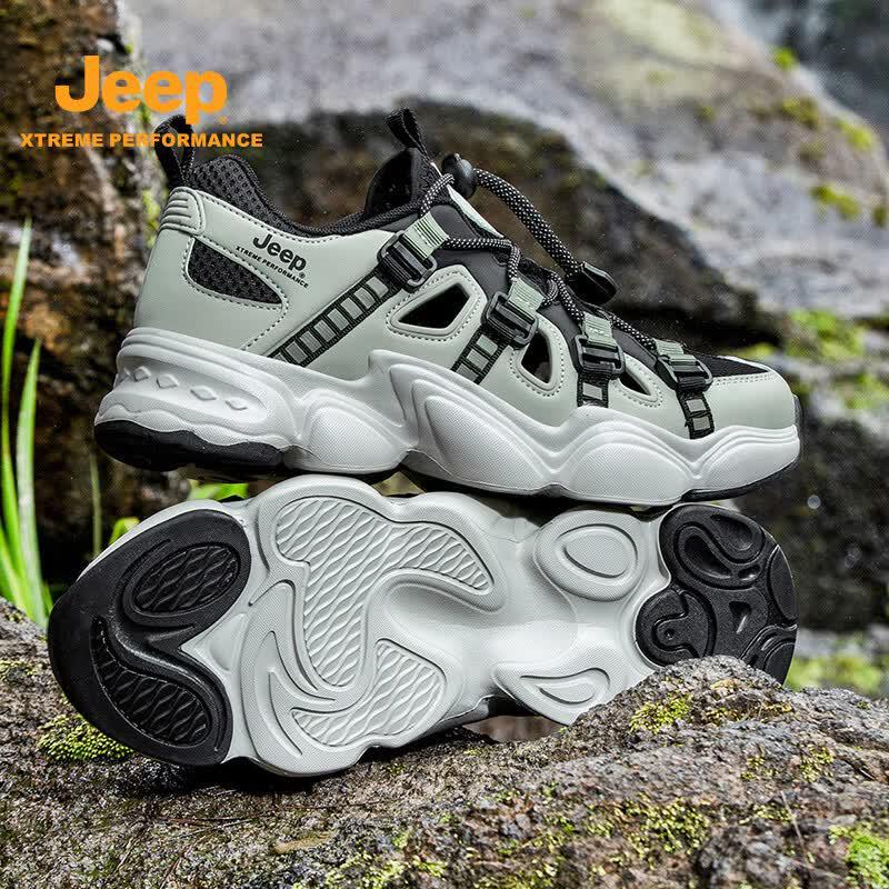 JEEP Men s Summer Closed-Toe Hiking Sandals 45