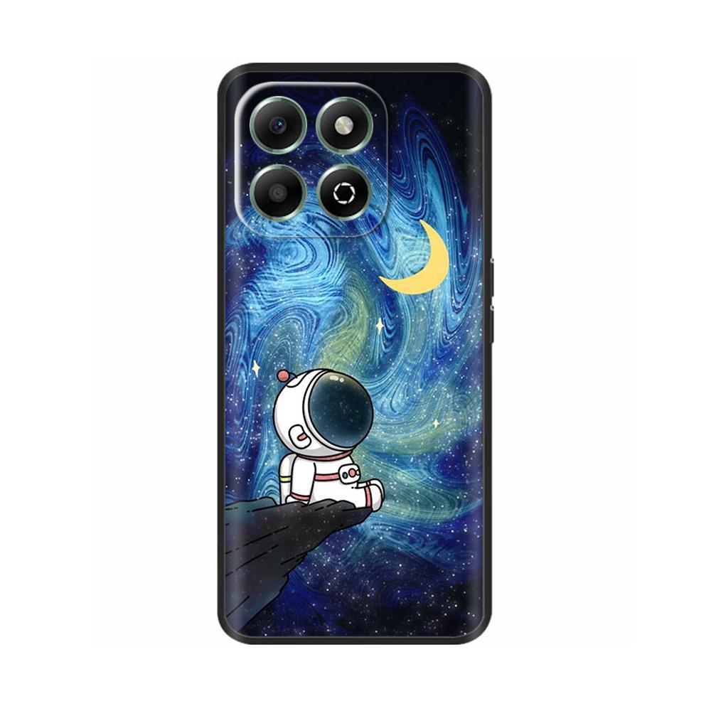 Handyhülle Für Honor X6b Hülle Schmetterling Flüssigsilikon Vollschutz Rückseite Für Honor X6b X 6b HonorX6b JDY-LX1 JDY-LX2