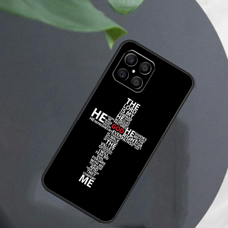Jesus Christ Cross For Huawei Honor X9a X7 X8 X9 50 70 P20 P40 P30 Lite Mate 50 Pro Nova 5T P Smart 2021 Case