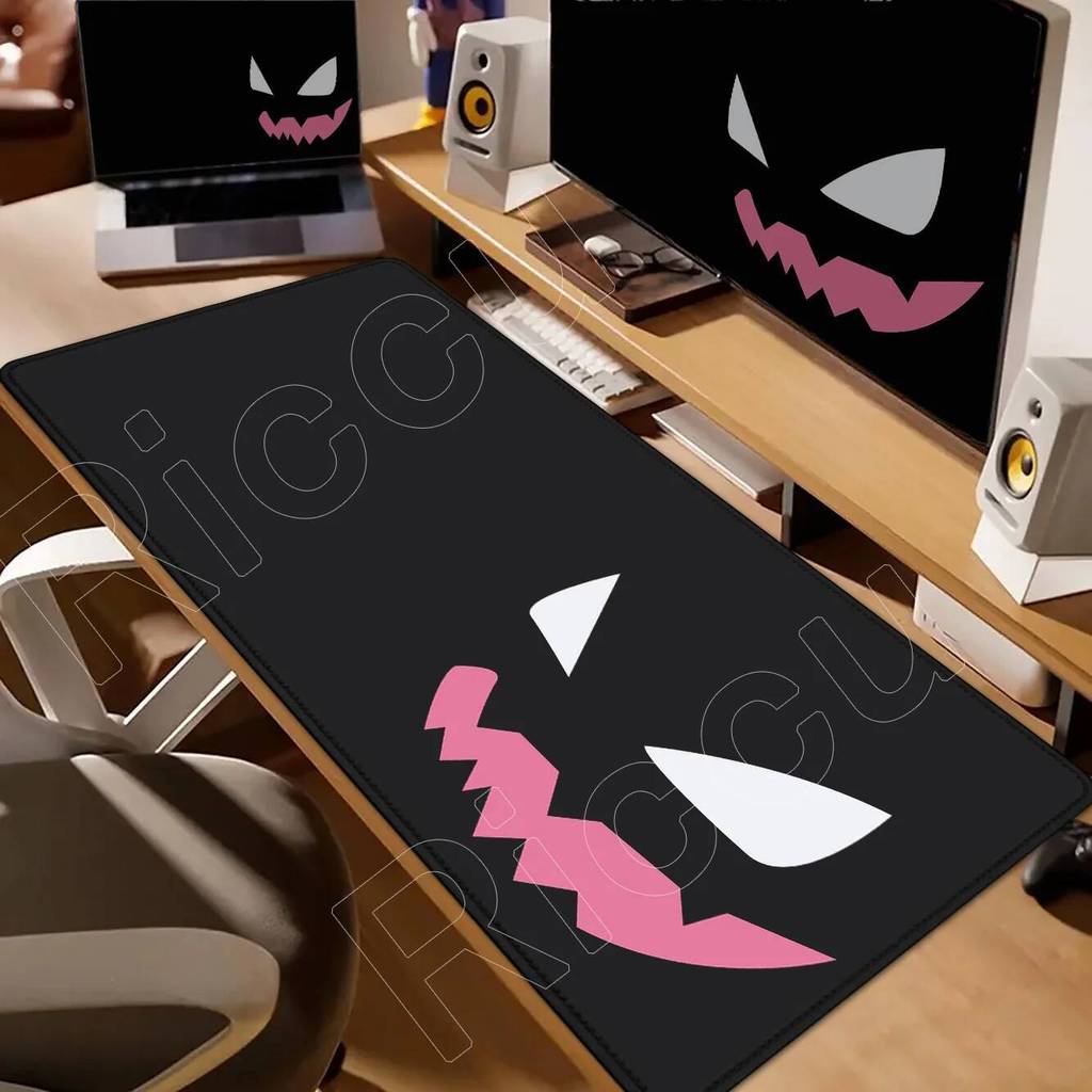 New Wallpaper Anime Gengar Mousepad Laptop PC Ppokemon Game Keyboard Mat XXL Extend Desk Mat HD Kawaii Nonslip Rubber Mousepad