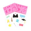 Graduation Cap Silicone Mold for DIY Cake, Chocolate, Fondant & Resin Crafts