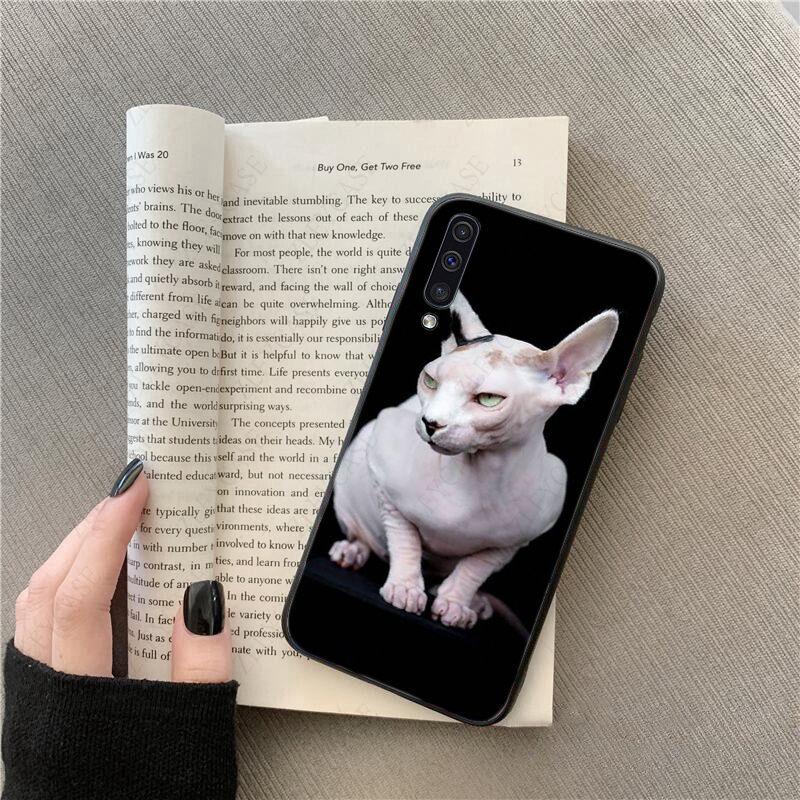 Tattoo Sphinx Cat  Phone Cover Shell For Samsung Galaxy A51 A71 A21S A10 A20S A20E A30S A40 A50 A70 A11 A40 M31 M30S Coque Case