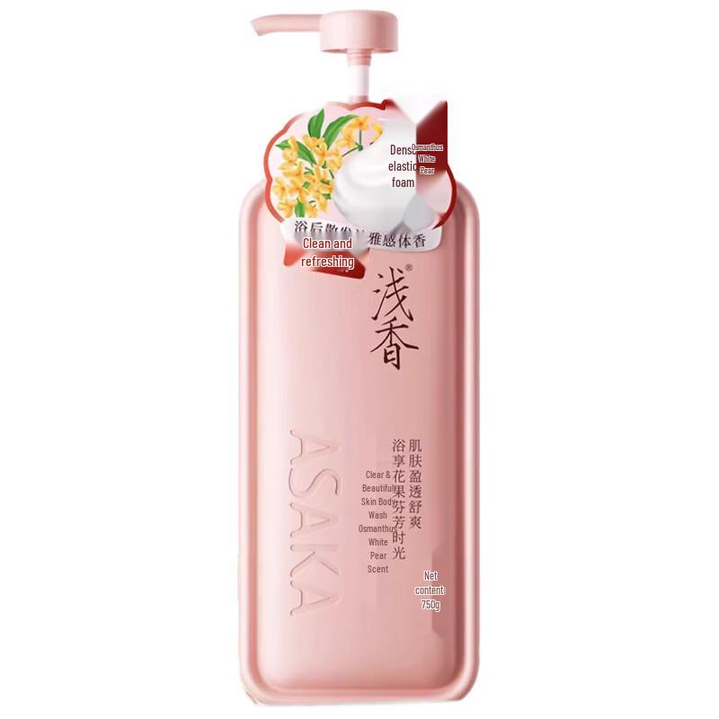 

Asaka Clear & Beautiful Skin Shower Gel - Osmanthus & White Pear, 750g