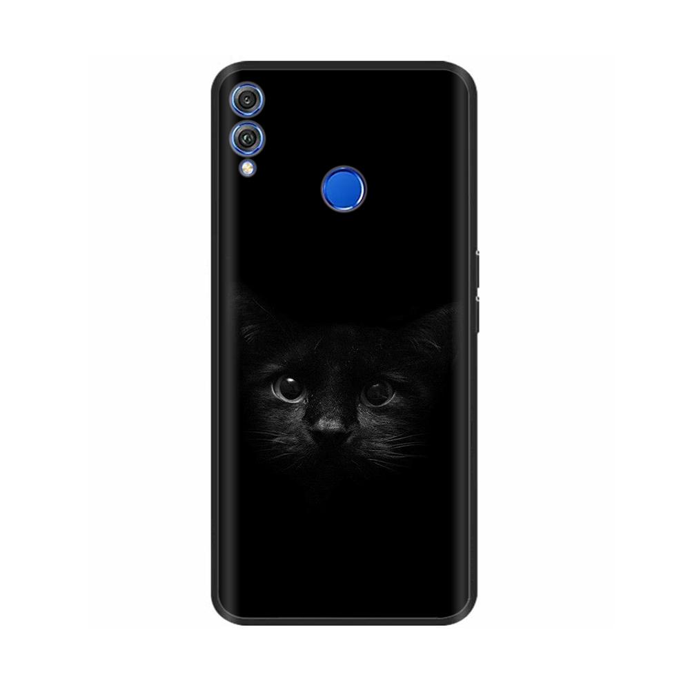 Shockproof Cover For Honor 8X Case Soft TPU Silicone Back Cover For Huawei Honor 8X Cases Honor8X Animals Painted Cover Fundas