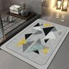 Diatomite Floor Mat  Absorbent Rubber Non-Slip Foot Mat Light Bathroom Doorway Dirt-Resistant Quick-Drying Entry Door