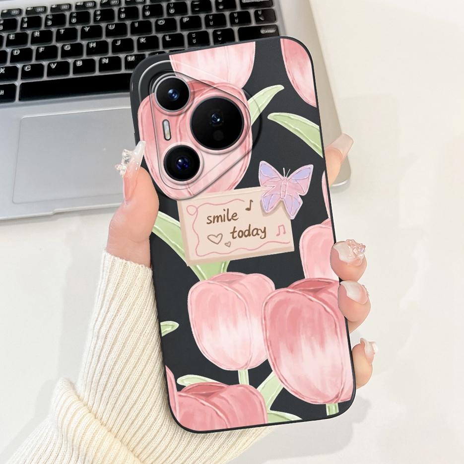 For Huawei Pura 70 Pro 5G Case Cute Cartoon Cover Shockproof Soft TPU Phone Cases For Huawei Pura 70 Pro Plus Pura70 Pro+ Fundas