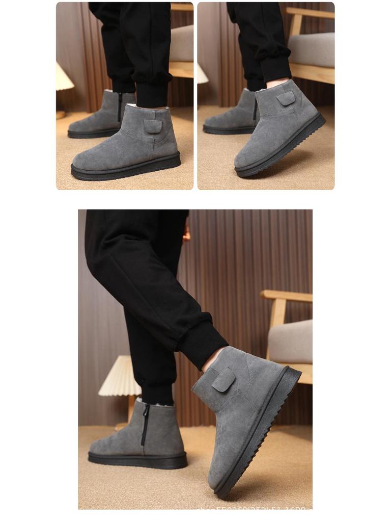 2025 Autumn/Winter Superfiber Plus Velvet Unisex High-top Warm Snow Boots