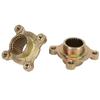 2pcs Wheel Rear Axle Hub 28 Tooth Spline 4 Stud for 50CC 110CC 150CC Quad Bike ATV Go Kart