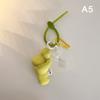 Hand Strap Silicone Print Pendant Grid Mobile Phone Case Keychain Bag Gifts