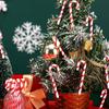 DIY Craft Christmas Candy Cane Hanging Ornaments Mint Candy Christmas Candy Decorations Jewelry Plastic Xmas Tree Decor