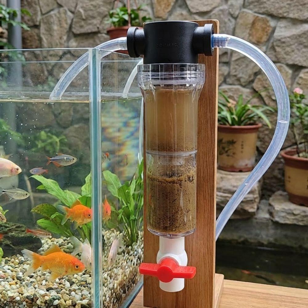 1/2 3/4 Innengewinde Fischabfall-Sammler Wasserfilterventil Für Aquarium Teich