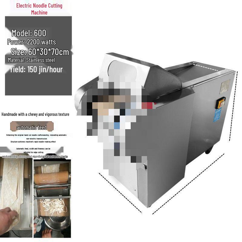 Automatic Electric Noodle Cutting Machine for Handmade, Hand-Pulled, and Knife-Cut Noodles