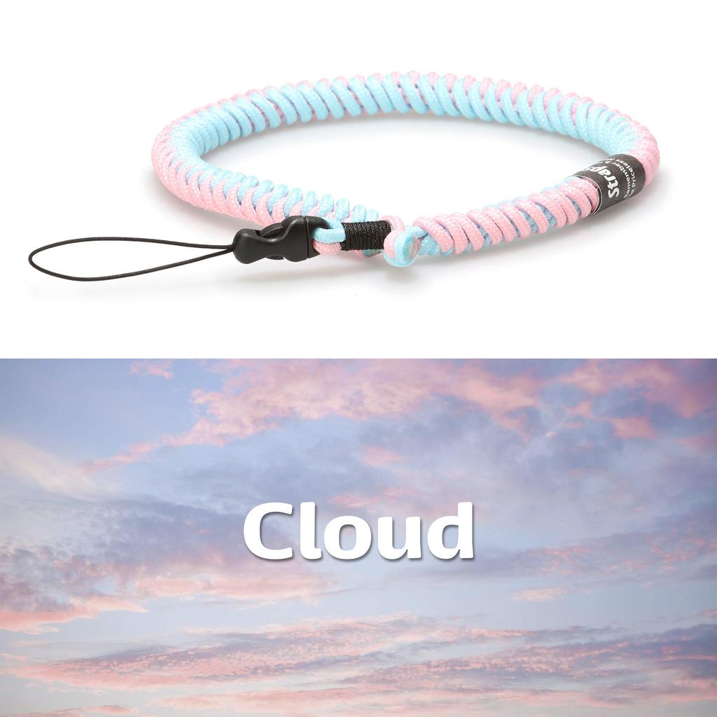 HAKUBA Camera Straps STRAPS Wrist Strap Slim for Compact and Smartphones Paracord Knit Cloud Cameras, Instax, KSTPS-WL1-CLD