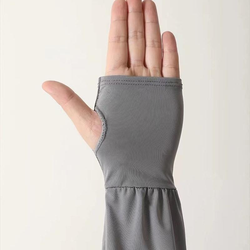 1 Paar Herren Eis-Armstulpen Sonnenschutz Elastische Fahrhandschuhe Outdoor UV-Schutz Armstulpen Leichtgewichtige Kühle Stulpen