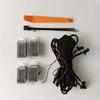 Bilinteriør Fotromslampe LED Fotbrønnlys Kabel For Passat B6 B7 Golf 5 MK5 6 MK6 SEAT Toledo Leon A3 A4 A5 A6 A8 Q3 Q5 Q7