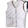 High End Quilted Vest Button Design for Autumn and Winter Windproof, Cold Proof, Warm Vest for Women's Casual Sports Vest