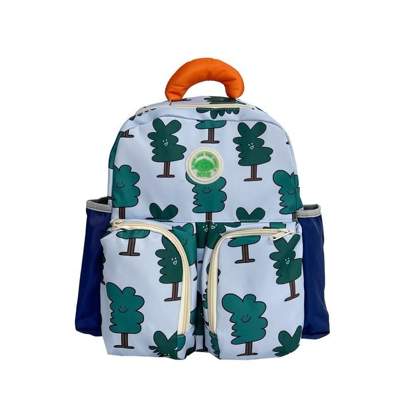 

Cute Fruit Print Children s Backpack Lightweight Anti-spine School Bag For Boys And Girls Tree,Small