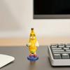 Mini Banana Figurine Ornament, Funny Banana Man Desktop Decoration with Happy And Angry Expressions, Resin Cute Collectible for Home Office Gift