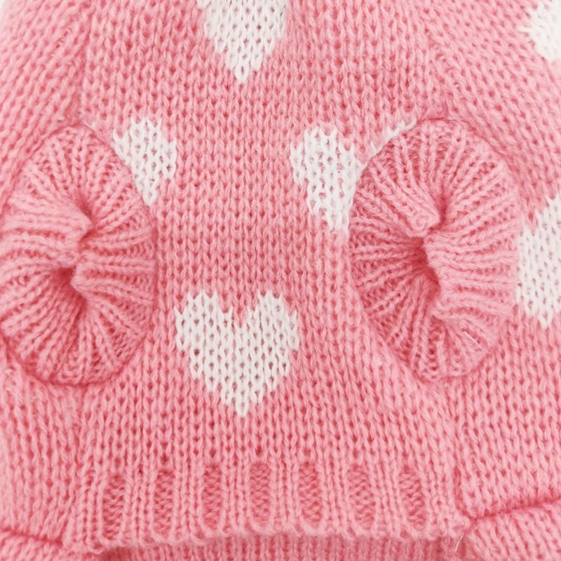Valentines Day Pet Sweater Dress for Small Dogs All Size Cats Heart Pattern Designs Knitdress Turtleneck Knitwear