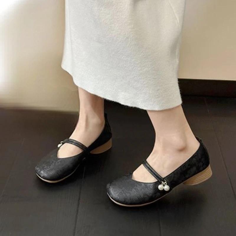 Women's Shoes New Versatile Shallow Mouth Solid Color Flat Sandals Summer Fashion Round Toe Women's Casual Shoes