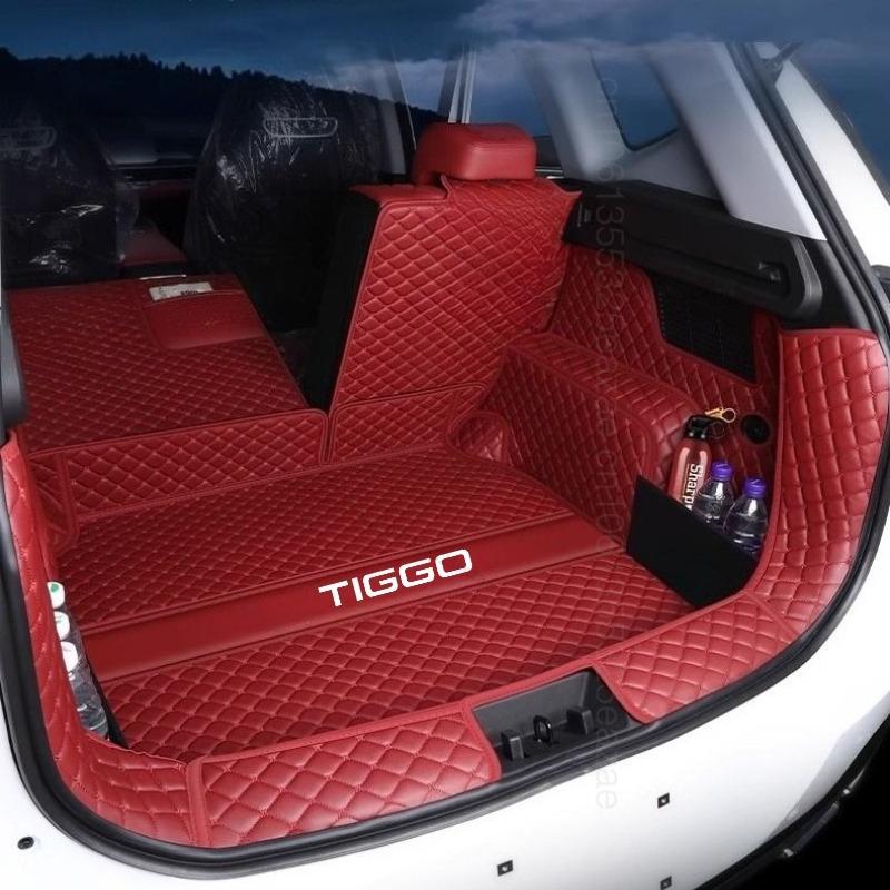 For Chery Tiggo 7 Pro Max Plus 2026-23 Car Boot Mat Rear Trunk Liner Cargo Leather Floor Carpet Tray Protector Accessories Mats