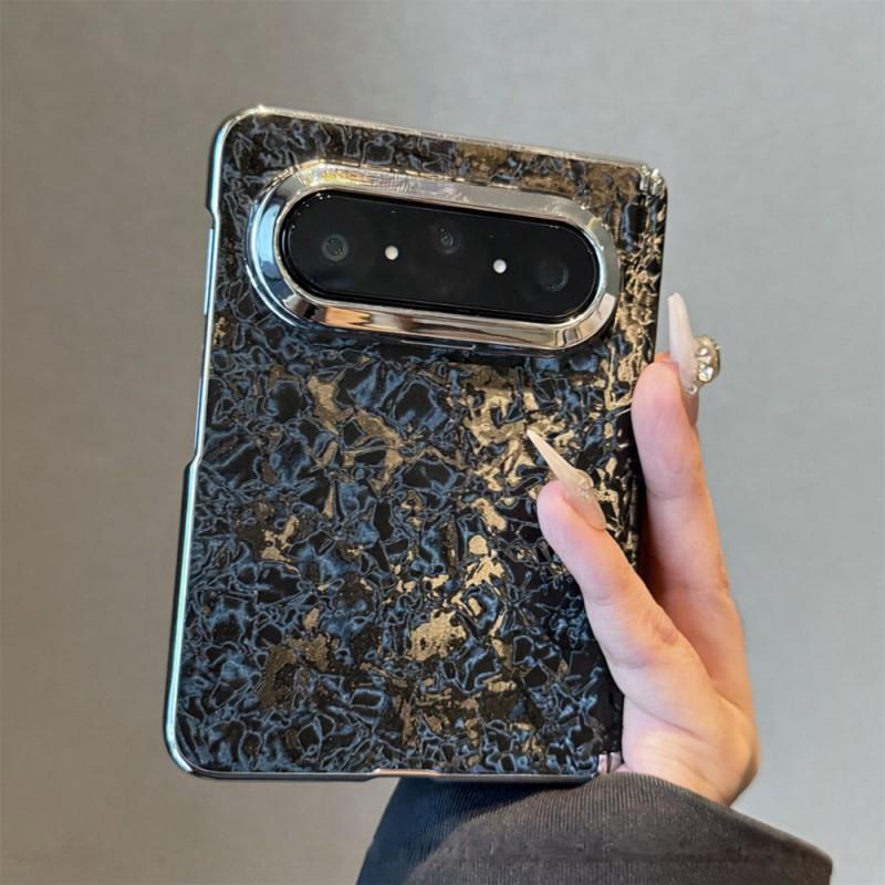 Pura X Max Foldable Phone Case Velvet Matte Shell With Mother-of-Pearl INS Style Protective Cover