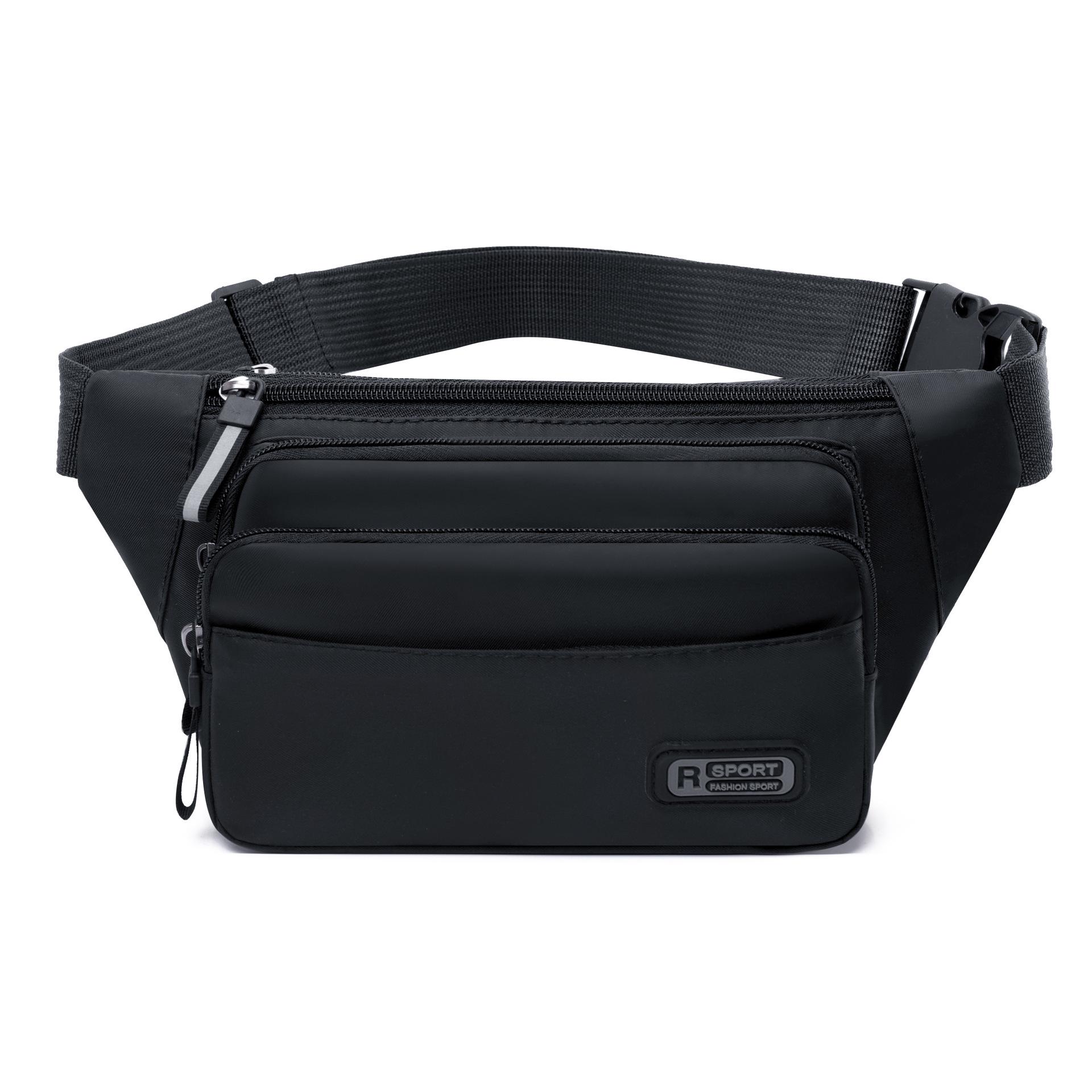 

Unisex Large-Capacity Fanny Pack: Versatile, Multi-layer Waist Bag for Sports and Business, Durable and Practical.