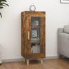 Vidaxl Cabinet, Smoked Oak, 34.5X34X90 Cm, Wood-Based Material