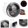 52mm Marine Pointer Tachometer Gauge Red Backlight Universal for Motorcycle Car Truck Boat Gasoline Engine 9‑32V