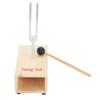 440Hz Stimmgabel Set Aluminiumlegierung Hammer Druckabbau mit Resonanzkörper