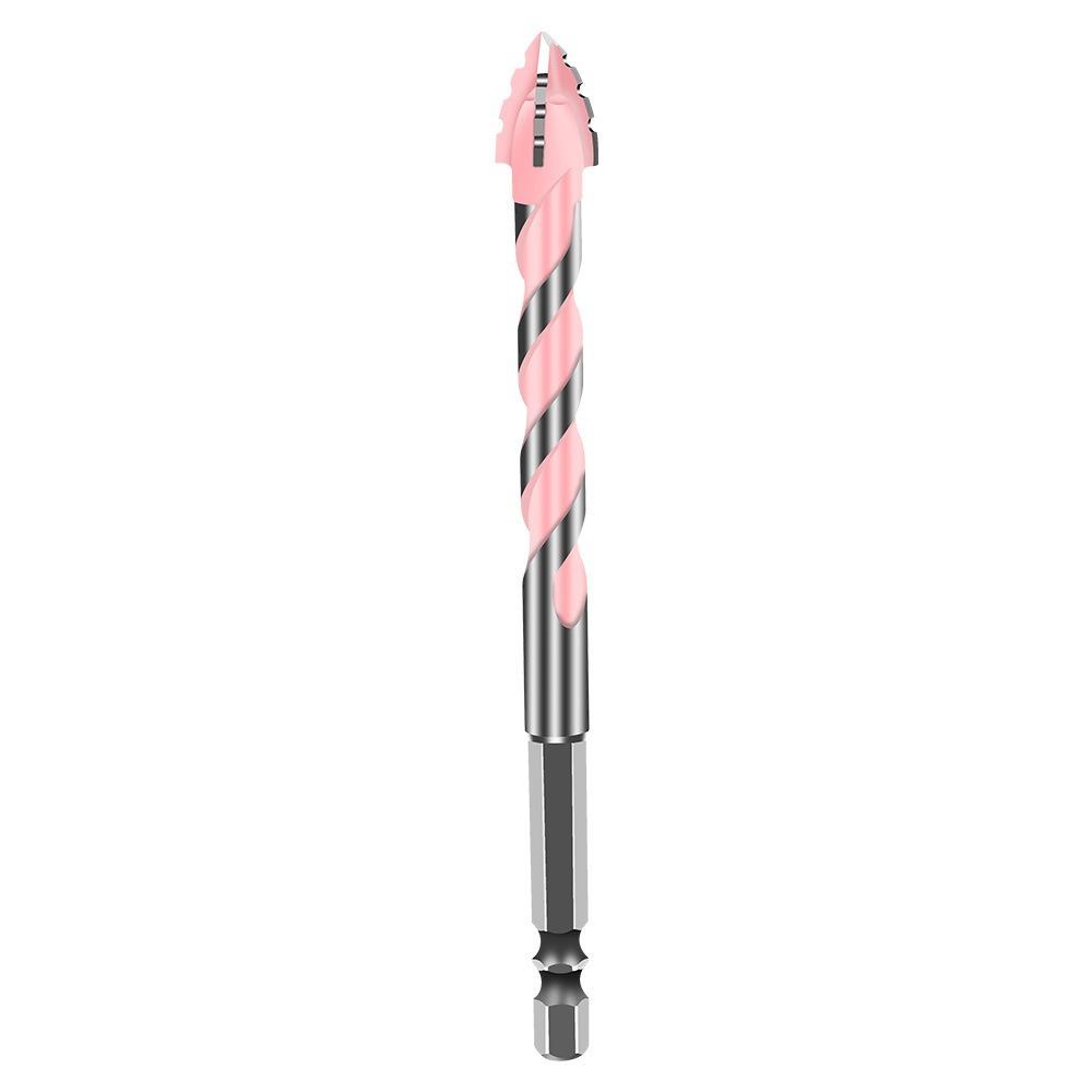 Four-Edged Eccentric Drill Bit Serrated Skewed Head Tile Drill Bit High Hardness Concrete Drill Bit Set Drilling Tool