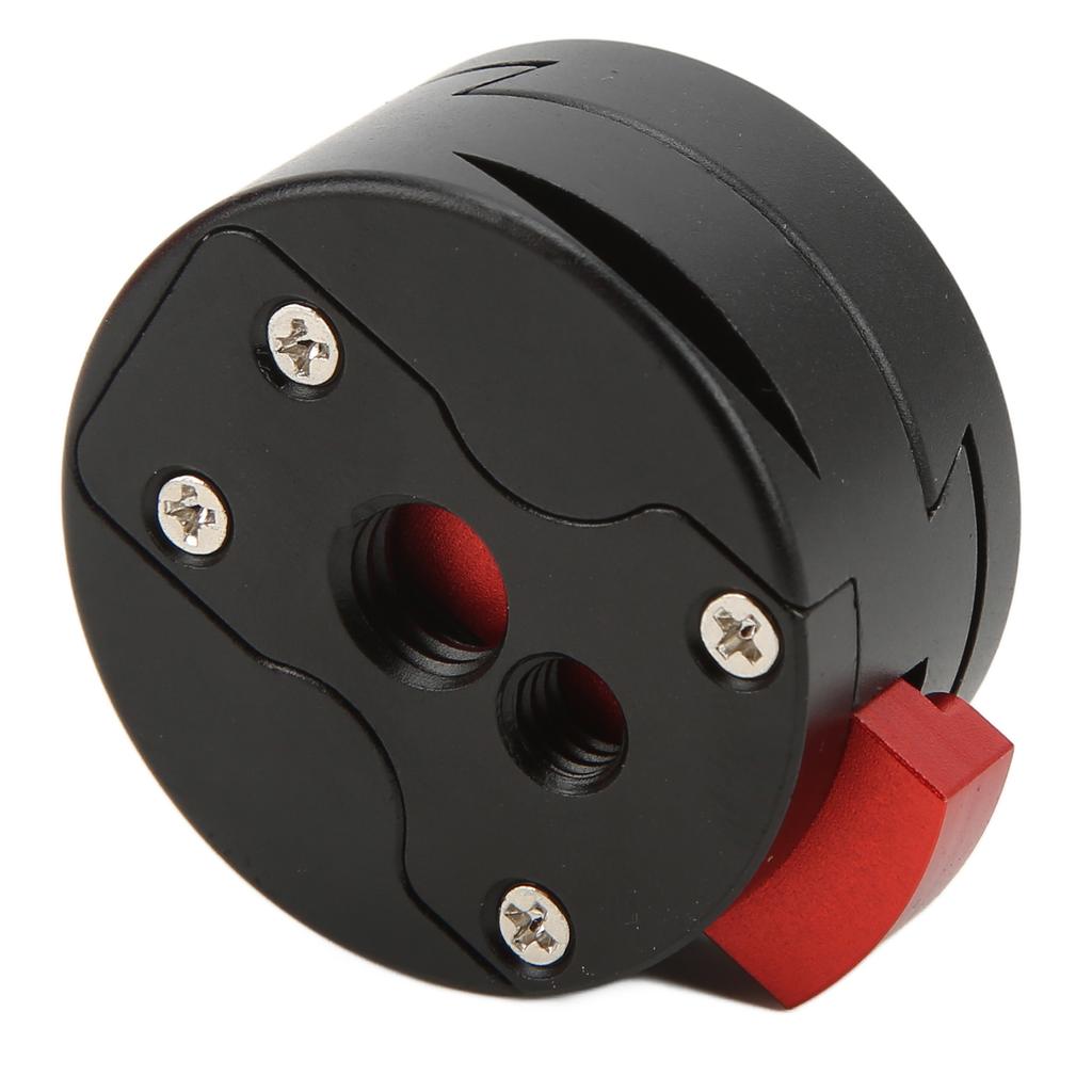 Ball Head Quick Release Plate Clamp Round Quick Release Clamp with 1 4in Screw for Digital Camera