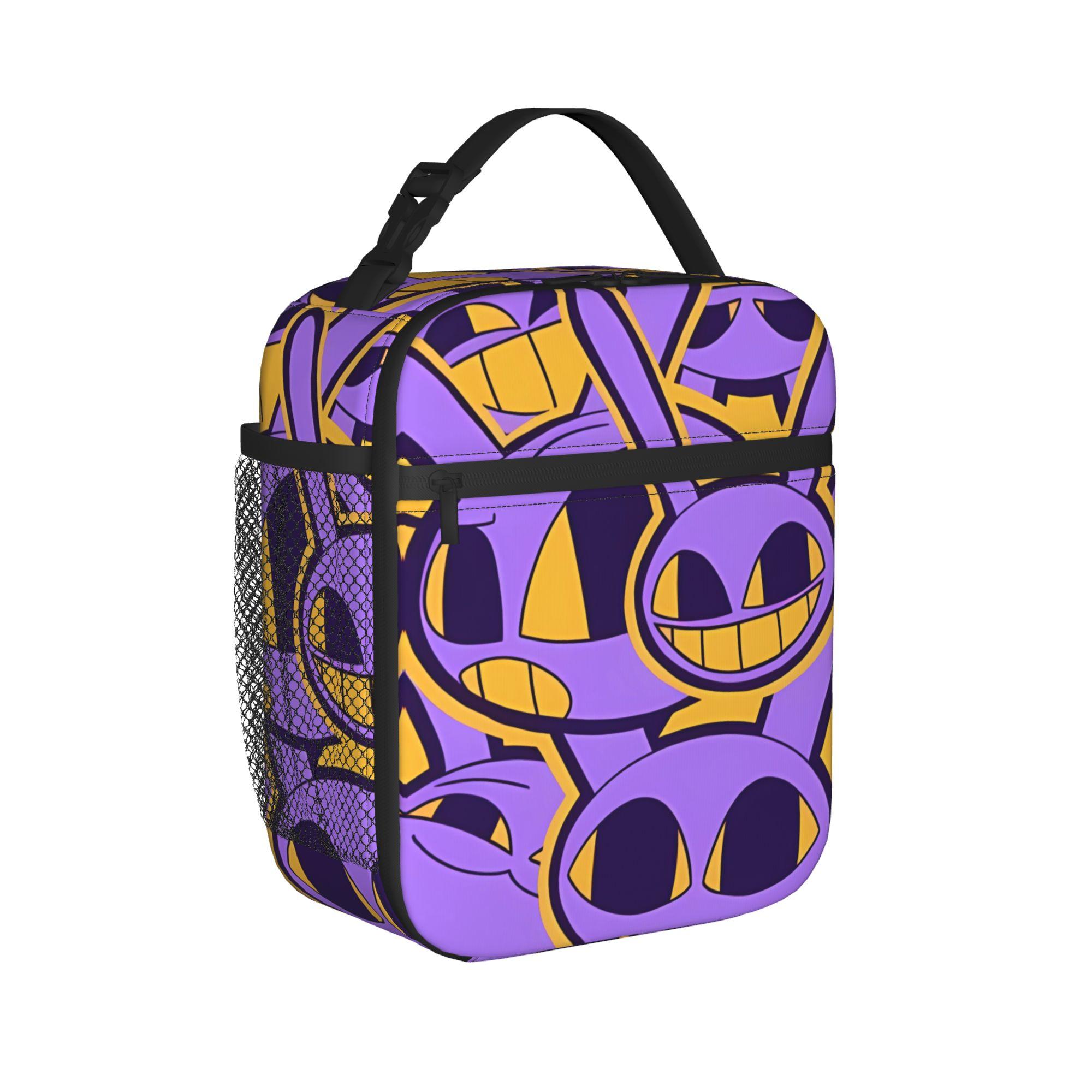 Jax Cartoon Digitals Circus Thermische Lunchtas Voor Mannen Print Picknick Lunchbox Casual Draagbare Geïsoleerde Oxford Koeltas One Size