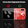 Weihnachts-Weihnachts-Handyhülle aus gehärtetem Glas für iPhone, Samsung Galaxy Infinix, TPU, weiche Kante, stoßfeste Smartphone-Abdeckung