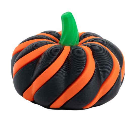 Pumpkin Spinner Decompression Toy 3D Printed Stress Relief And Anxiety Reduction Fidget Toy Smooth Spin And Stretch Sensory Toy for Office