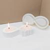 Candle Holder Castings Molds Ribbon Love Candlesticks Silicone Molds Soap Molds
