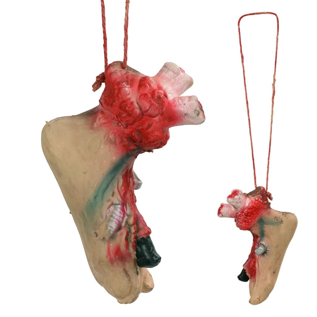 Decorative Props, Lifelike Broken Hands And Feet Hanging Chain Prank, Haunted House Venue Layout Pendant Props.