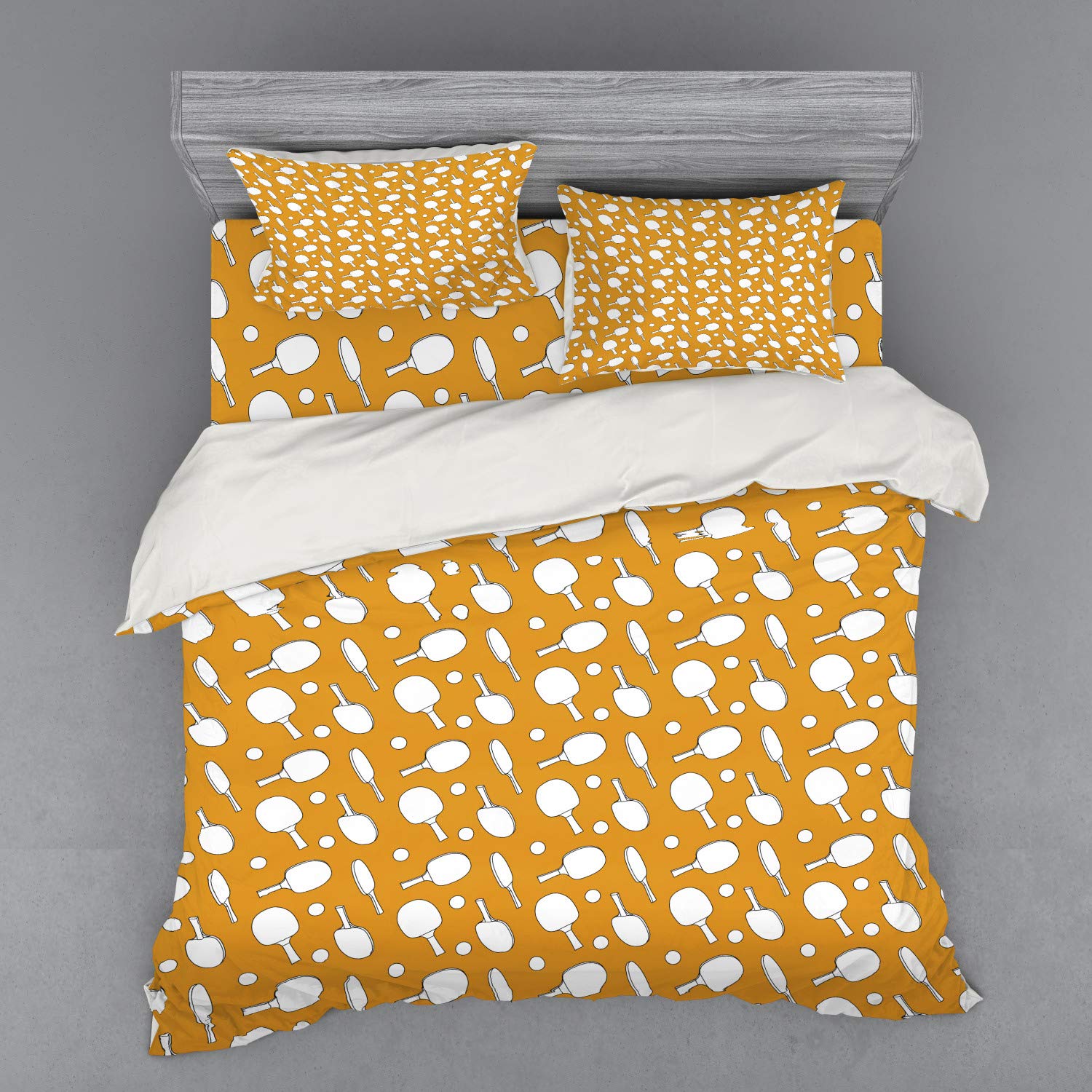 

Cool Table Tennis Soft Duvet Covers Player Ball Sports Printed Kids Adults Bedding Sets For Bedroom Quilt Covers Queen King Size EU Single(135*200cm)3pcs