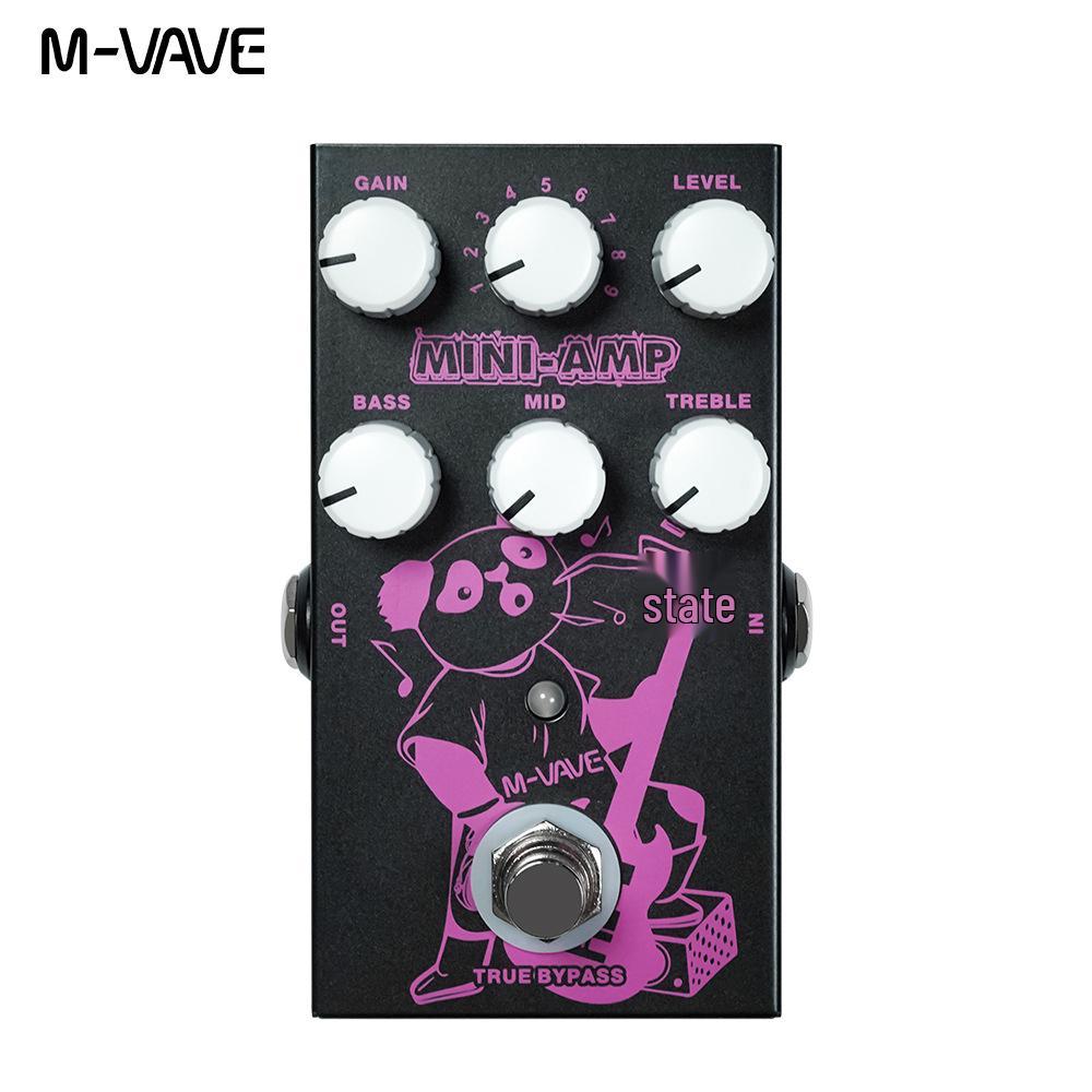 Portable Mini-Amp Guitar Pedal: Rock Effects for Electric Guitars