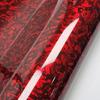 High Glossy Red Black Blue Forged Carbon Fiber Stickers On Car Decals Decals for Vehicle Wraping Vinyl Wrap Car Film Cover Auto