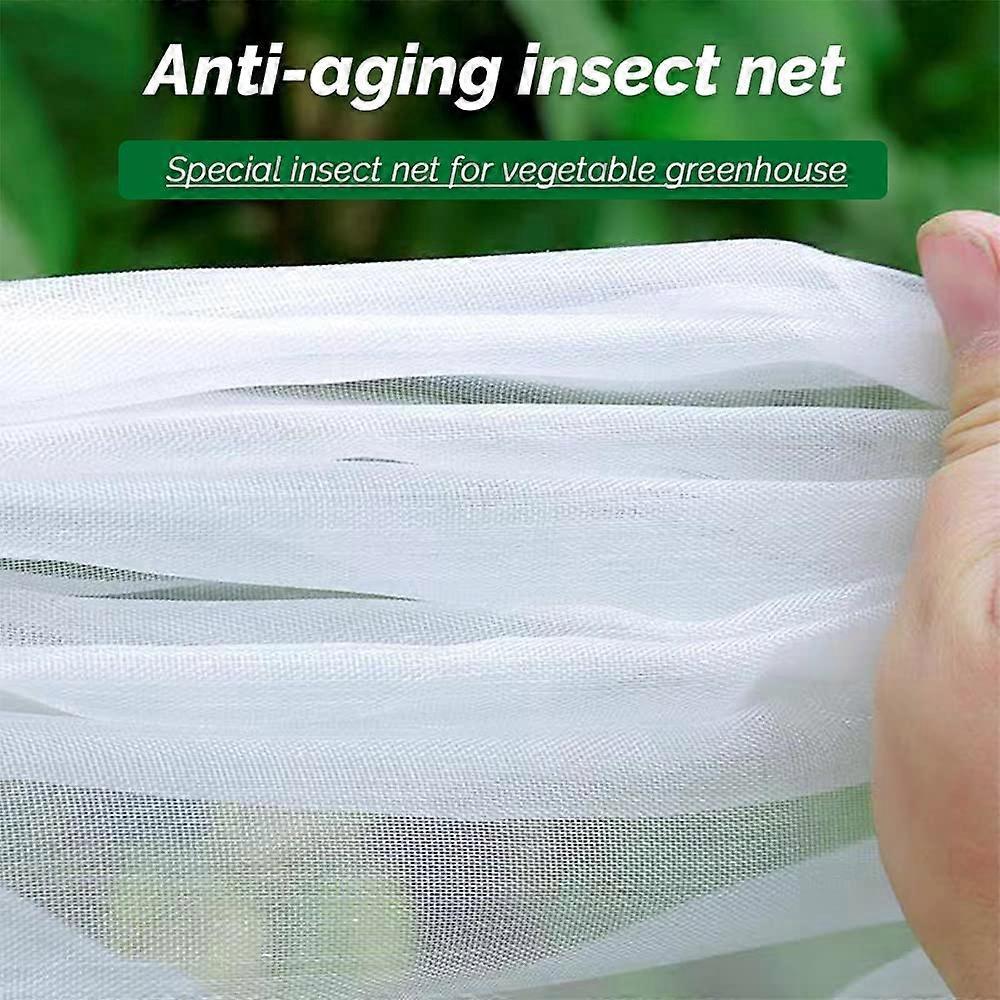 Garden net, 2.5 x 10 m, garden net for plants, protective net against insects, vegetables