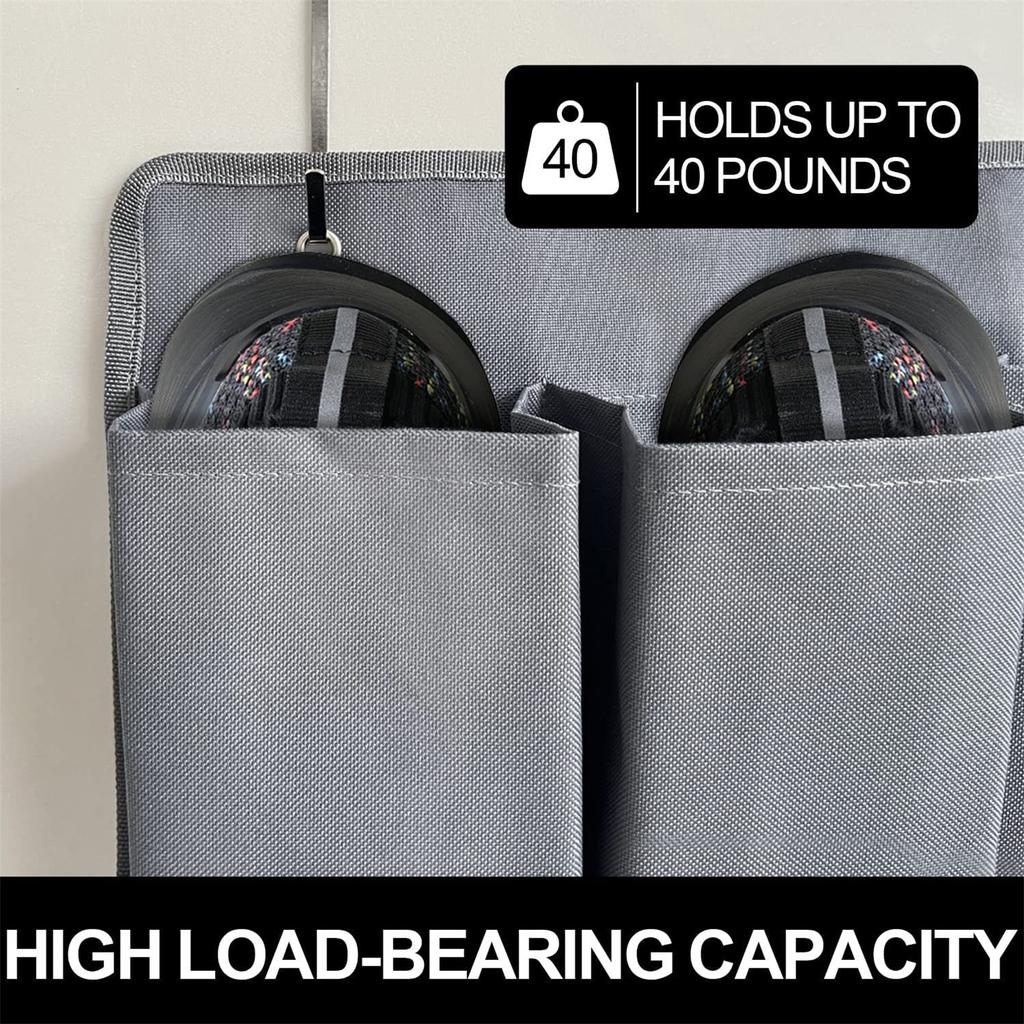 Convenient Bedside Storage Bag with Hooks 10 Pockets Hanging Organizer Case Pouch for Remote Control Snacks and Shoes