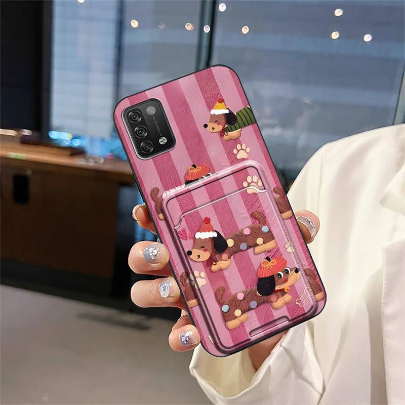 Back Cover Card slot Phone Case For UMIDIGI A11 Dirt-resistant Silicone Graffiti Cartoon Anti-dust Anti-knock Waterproof