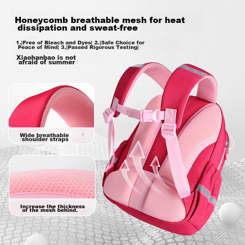 Disney Children's Backpack for Kindergarten Girls And First/second Grade Students, Strawberry Bear