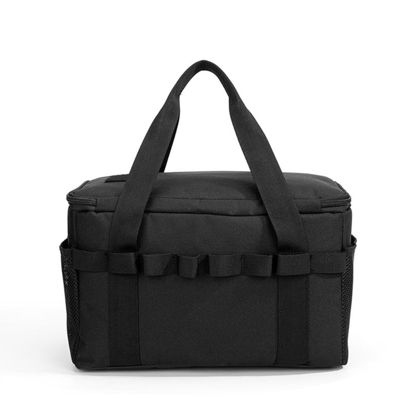 Outdoor Tableware Storage Bag Waterproofs Hiking Backpack Multiple Pockets Camping Equipment Bag Picnic Organizers