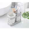 Multifunctional Toothbrush Holder Punch-free Brush Set Tooth Cup Holder Tooth Vertical Cup Holder Storage Rack
