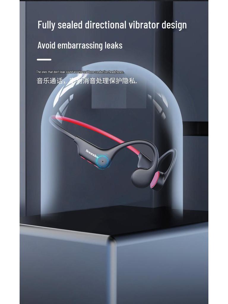 New 32GB Waterproof Bone Conduction Bluetooth Earphones for Sports