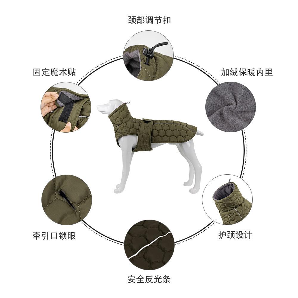 Thickened Warm Dog Coat Winter Outdoor Jacket for Small Medium Large Dogs Ready To Ship  Dog Costume Dogs Clothes Dog Jacket