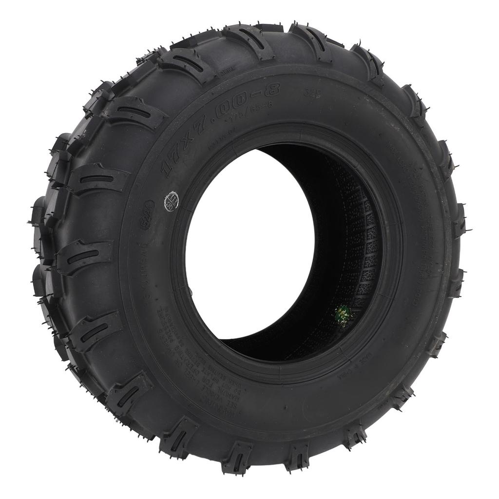 17X7.008 Tubeless Tire Explosion Proof 8 Inch Lawn Mower Vacuum Tyre for ATV Quad Off Road Go Kart